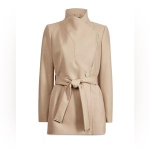 Belted Wrap Coat - Italian Fabric